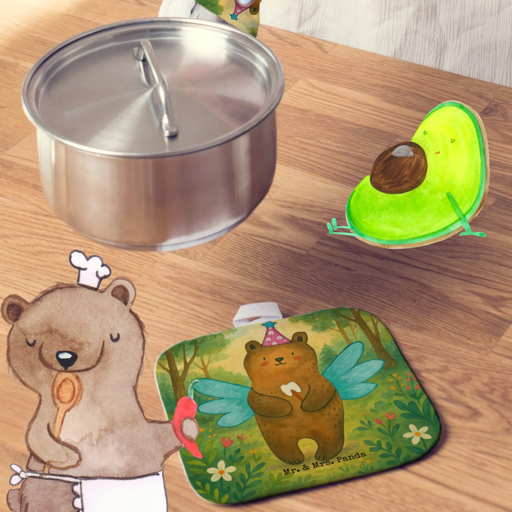 2-elementowy zestaw podkładek pod garnki niedźwiedź Wróżka zębów Design Ofenhandschuh, Topflappen lustig, Topfhandschuhe, Topflappenset, Schöne Topflappen, Topflappen 2er Set, Topfuntersetzer, Topfhandschuh, Topflappen mit Spruch, Topflappen Set, Topflappen, Ofenhandschuhe, Bär, Teddy, Teddybär, Erster Zahn, Milchzahn, Zahnfee, Fee