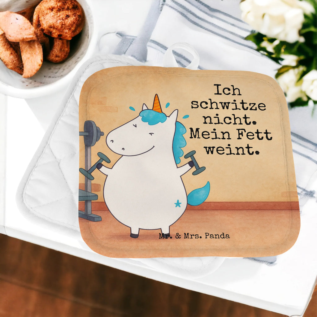 2er Set Topflappen  Einhorn Fitness Design Topflappen, Topfuntersetzer, Ofenhandschuh, Topflappen Set, Topflappen lustig, Topflappen mit Spruch, Ofenhandschuhe, Topfhandschuhe, Topfhandschuh, Topflappenset, Topflappen 2er Set, Schöne Topflappen, Einhorn, Einhörner, Einhorn Deko, Unicorn, Gym, Fitness, Fitnessstudio, Diät, Abnehmen, Sport, Pumpen, Geräte, Sixpack