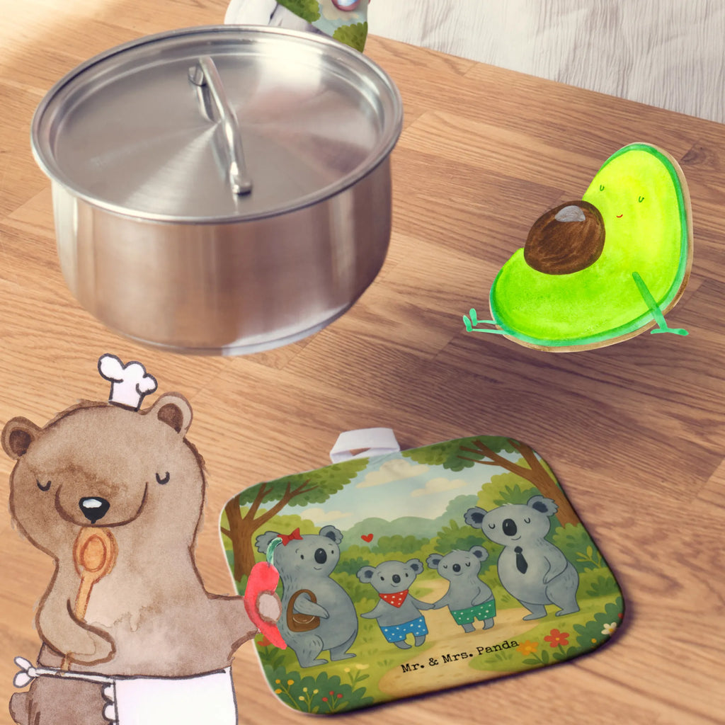 2-elementowy zestaw podkładek pod garnki Rodzina koali dwa Design Topflappen, Topfuntersetzer, Ofenhandschuh, Topflappen Set, Topflappen lustig, Topflappen mit Spruch, Ofenhandschuhe, Topfhandschuhe, Topfhandschuh, Topflappenset, Topflappen 2er Set, Schöne Topflappen, Familie, Vatertag, Muttertag, Bruder, Schwester, Mama, Papa, Oma, Opa, Koala, Koalabär, beste Familie, Familienzeit, Familienleben, Koalafamilie, Lieblingsfamilie