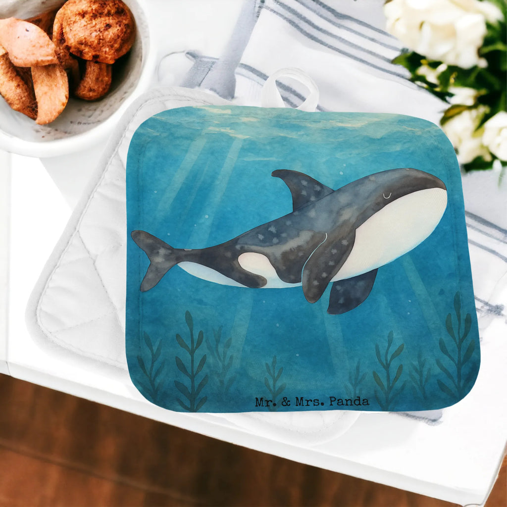Pot holder Orca Design Topflappen, Topfuntersetzer, Ofenhandschuh, Topflappen Set, Topflappen lustig, Topflappen mit Spruch, Ofenhandschuhe, Topfhandschuhe, Topfhandschuh, Topflappenset, Topflappen 2er Set, Schöne Topflappen, Meerestiere, Meer, Urlaub, Orca, Orcas, Killerwal, Wal, Möglichkeiten, Büro, Arbeit, Motivation, Selbstliebe, Neustart, Startup