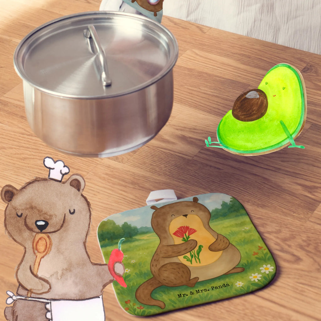 2er Set Topflappen  Otter Blumenstrauß Design Topflappen, Topfuntersetzer, Ofenhandschuh, Topflappen Set, Topflappen lustig, Topflappen mit Spruch, Ofenhandschuhe, Topfhandschuhe, Topfhandschuh, Topflappenset, Topflappen 2er Set, Schöne Topflappen, Otter, Fischotter, Seeotter, Otter Seeotter See Otter