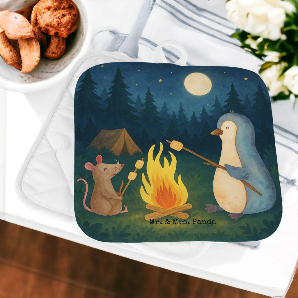 2er Set Topflappen  Pinguin Lagerfeuer Design Topflappen, Topfuntersetzer, Ofenhandschuh, Topflappen Set, Topflappen lustig, Topflappen mit Spruch, Ofenhandschuhe, Topfhandschuhe, Topfhandschuh, Topflappenset, Topflappen 2er Set, Schöne Topflappen, Pinguin, Maus, Pinguine, Lagerfeuer, Leben, Arbeit, Job, Motivation, Büro, Büroalltag, Lebensspruch, Lebensmotivation, Neustart, Liebe, grillen, Feuer, Marshmallows
