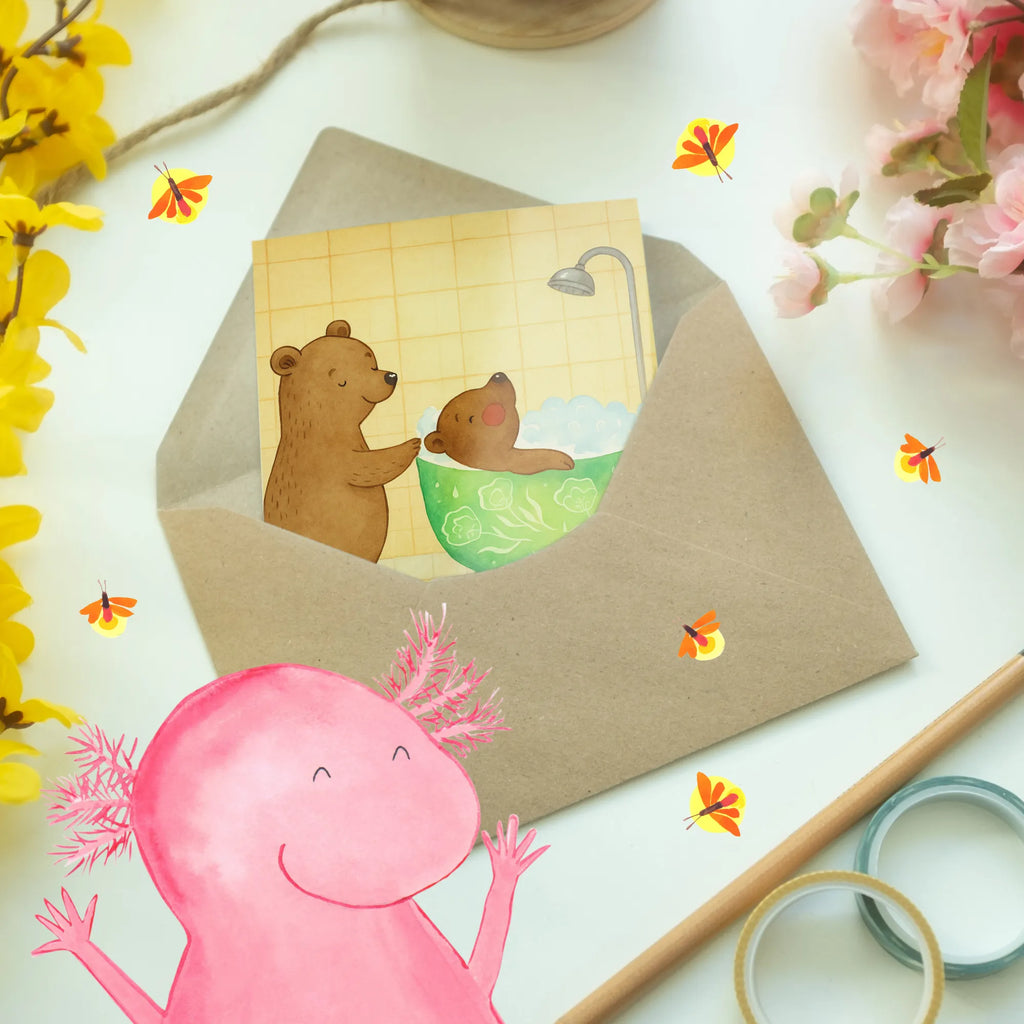 Greetings card granny Bathe Design Grußkarte, Hochzeitskarte, Geburtstagskarte, Klappkarte, Karte, Einladungskarte, Glückwunschkarte, Ansichtskarten, Familie, Vatertag, Muttertag, Bruder, Schwester, Mama, Papa, Oma, Opa, Großmutter, Baden, Liebe, Enkel