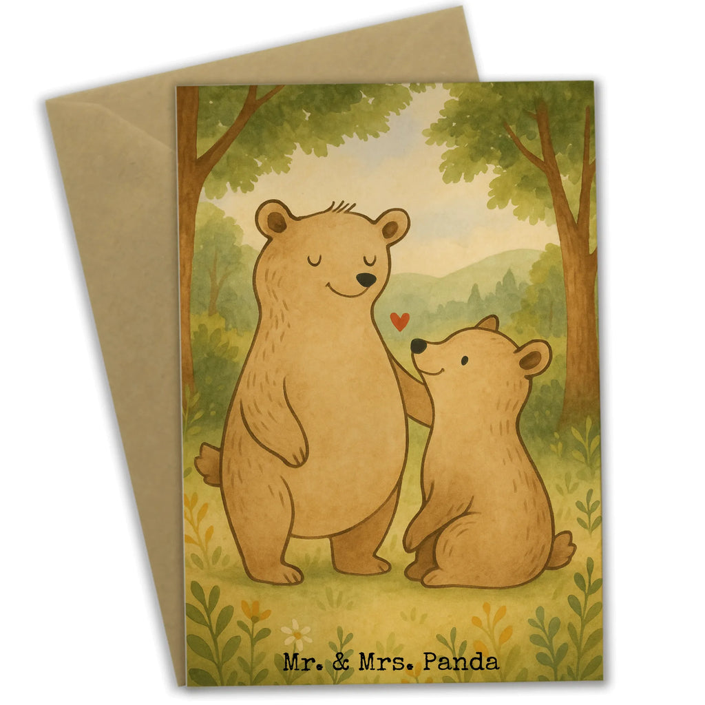 Greetings card bear Big Brother Design Grußkarte, Klappkarte, Einladungskarte, Glückwunschkarte, Hochzeitskarte, Geburtstagskarte, Karte, Ansichtskarten, Familie, Vatertag, Muttertag, Bruder, Schwester, Mama, Papa, Oma, Opa, Großer Bruder, Geschwister, bester Bruder, Brudi, Bär, Bären
