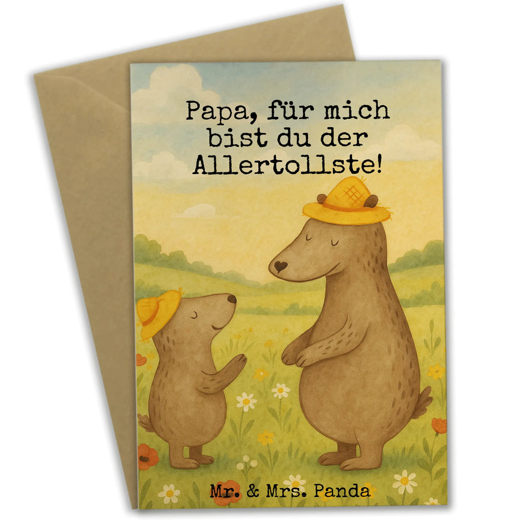 Grußkarte Bären mit Hut Design Grußkarte, Klappkarte, Einladungskarte, Glückwunschkarte, Hochzeitskarte, Geburtstagskarte, Karte, Ansichtskarten, Familie, Vatertag, Muttertag, Bruder, Schwester, Mama, Papa, Oma, Opa, Bär, Bären, Vater, Papi, Paps, Dad, Daddy, Lieblingsmensch, Sohn, Söhne, Kind, Kinder, Vater-Sohn, Family, Vorbild