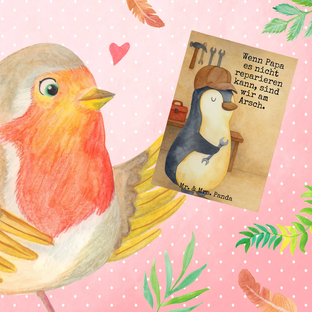 Grußkarte Wenn Papa es nicht reparieren kann, sind wir am Arsch Design Grußkarte, Klappkarte, Einladungskarte, Glückwunschkarte, Hochzeitskarte, Geburtstagskarte, Karte, Ansichtskarten, Familie, Vatertag, Muttertag, Bruder, Schwester, Mama, Papa, Oma, Opa, Vater, Geschenk Papa, Bester Papa der Welt