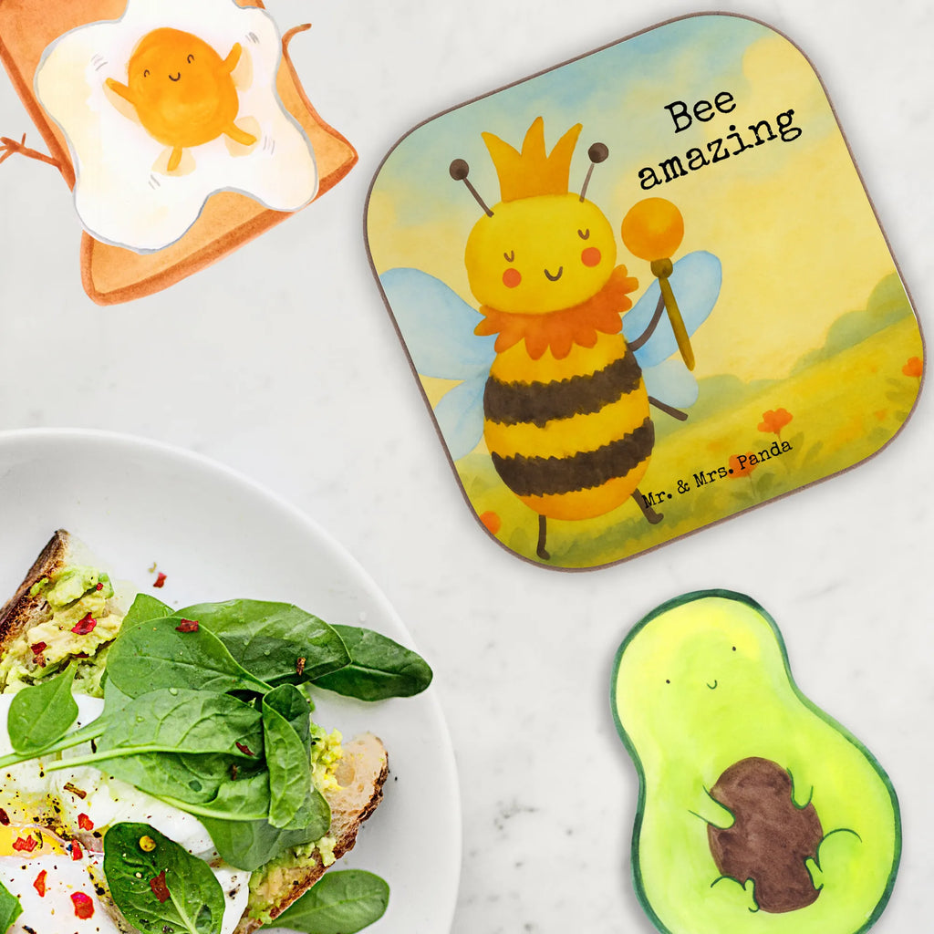 Square coaster bee king Design Untersetzer, Bierdeckel, Glasuntersetzer, Untersetzer Gläser, Getränkeuntersetzer, Untersetzer aus Holz, Untersetzer für Gläser, Korkuntersetzer, Untersetzer Holz, Holzuntersetzer, Tassen Untersetzer, Untersetzer Design, Biene, Wespe, Hummel