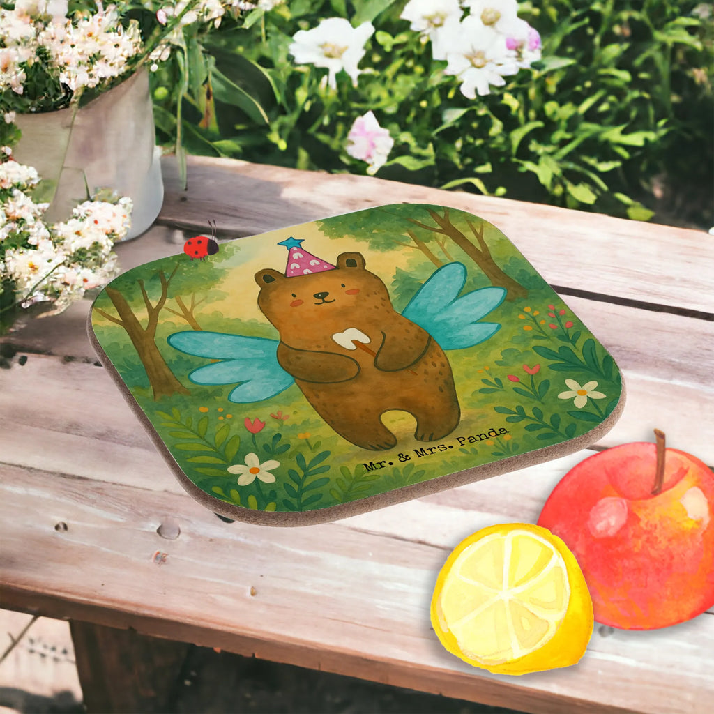 Square coaster bear tooth fairy Design Untersetzer Holz, Untersetzer Gläser, Glasuntersetzer, Untersetzer Design, Untersetzer, Bierdeckel, Tassen Untersetzer, Korkuntersetzer, Untersetzer aus Holz, Getränkeuntersetzer, Untersetzer für Gläser, Holzuntersetzer, Bär, Teddy, Teddybär, Milchzahn, Zahnfee, Fee, Erster Zahn