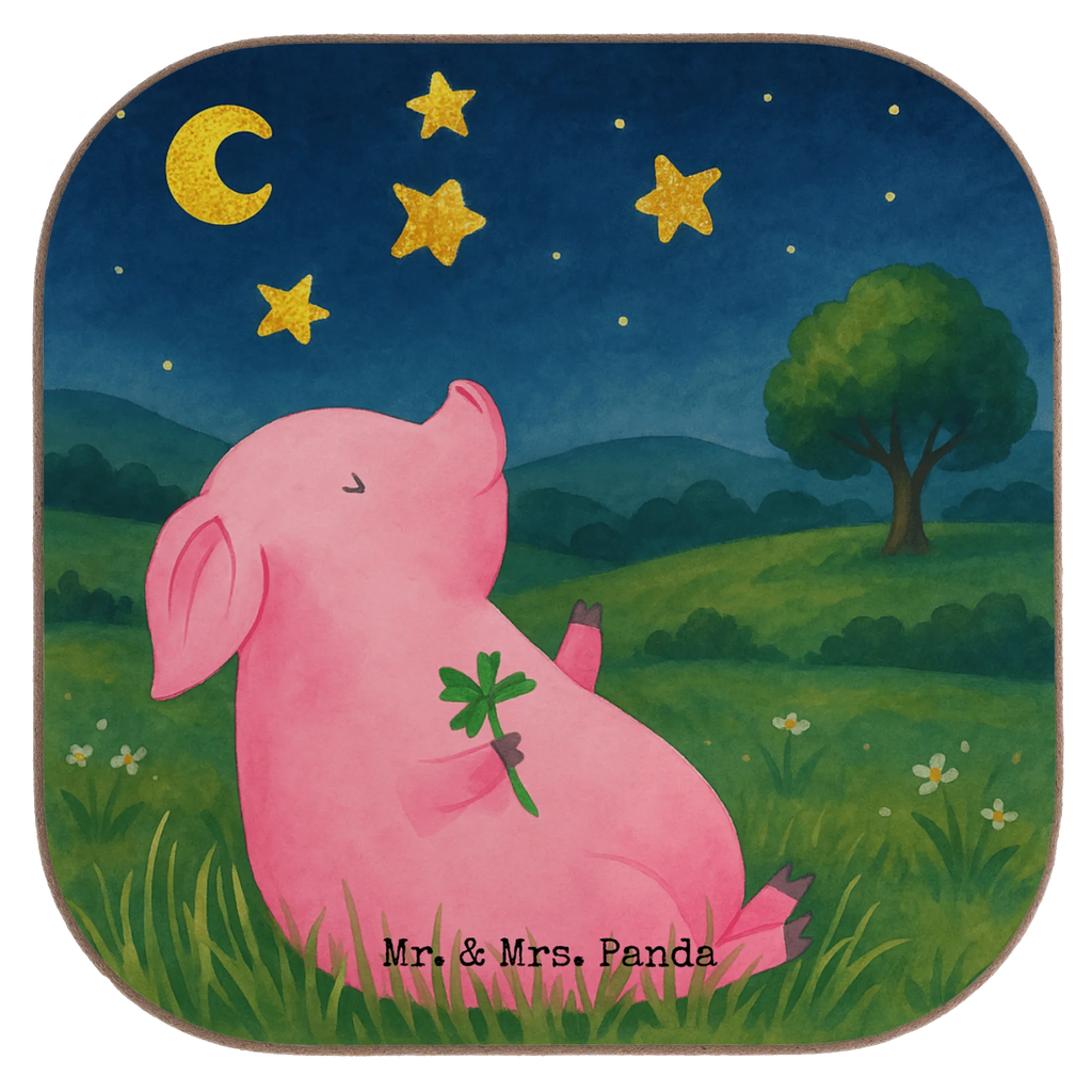 Square coaster Pig Luck Design Glasuntersetzer, Untersetzer Holz, Untersetzer aus Holz, Korkuntersetzer, Holzuntersetzer, Bierdeckel, Untersetzer für Gläser, Getränkeuntersetzer, Untersetzer Gläser, Tassen Untersetzer, Untersetzer, Untersetzer Design, Tiermotive, Gute Laune, lustige Sprüche, Tiere, Schwein, Sernchen, Träume, Sterne, Ziele, Schweinchen, Motivation, Glücksschwein. Glück, Glücksbringer