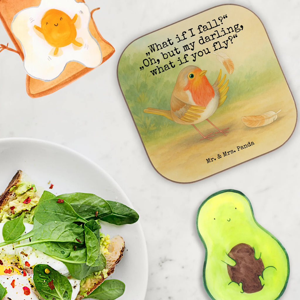 Square coaster robin feathers Design Untersetzer, Glasuntersetzer, Untersetzer Gläser, Tassen Untersetzer, Untersetzer für Gläser, Bierdeckel, Holzuntersetzer, Untersetzer Design, Korkuntersetzer, Untersetzer Holz, Getränkeuntersetzer, Untersetzer aus Holz, Tiermotive, Gute Laune, lustige Sprüche, Tiere, What if i fall, Motivation Sprüche, fliegen, Motivationsbilder, Vogel, Spruch Motivation, Spruch Mut, Rotkehlchen