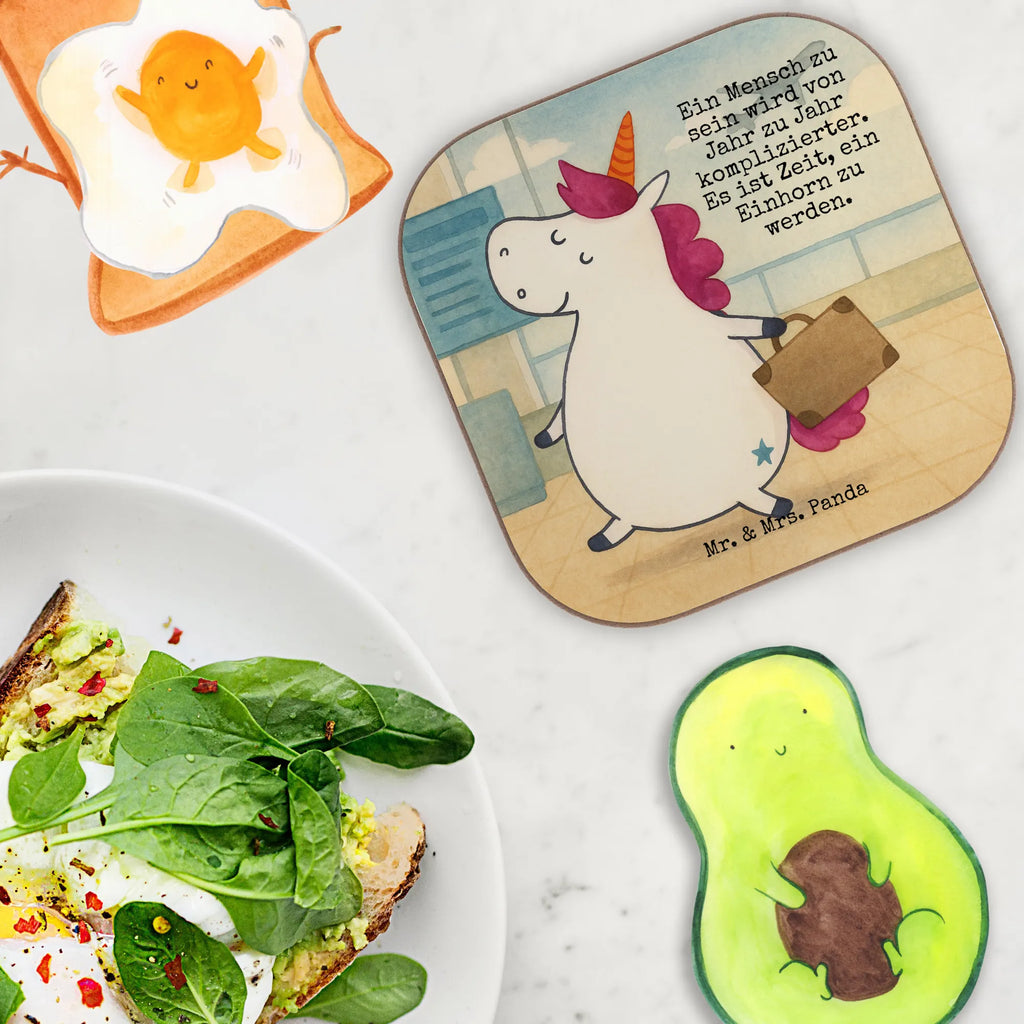 Podkładka Jednorożec walizka Design Untersetzer, Bierdeckel, Glasuntersetzer, Untersetzer Gläser, Getränkeuntersetzer, Untersetzer aus Holz, Untersetzer für Gläser, Korkuntersetzer, Untersetzer Holz, Holzuntersetzer, Tassen Untersetzer, Untersetzer Design, Einhorn, Einhörner, Einhorn Deko, Unicorn, unicorn, Koffer, Verreisen, Reise, Gepäck, Abenteuer, Erwachsen, Kind, albern, Spaß, lustig, witzig