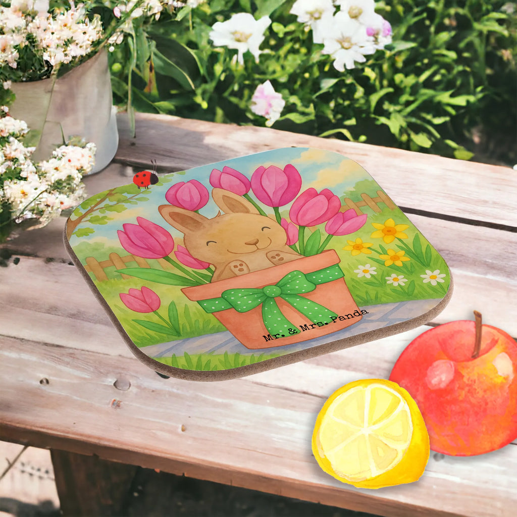Square coaster Rabbit Tulips Design Tassen Untersetzer, Untersetzer aus Holz, Korkuntersetzer, Untersetzer Design, Glasuntersetzer, Untersetzer für Gläser, Untersetzer Holz, Untersetzer, Holzuntersetzer, Getränkeuntersetzer, Untersetzer Gläser, Bierdeckel, Ostern, Osterhase, Ostergeschenke, Osternest, Osterdeko, Geschenke zu Ostern, Ostern Geschenk, Ostergeschenke Kinder, Ostern Kinder, Tulpen, Alternative zu Blumen, Blumenstrauß, Ostergeschenk, Hase