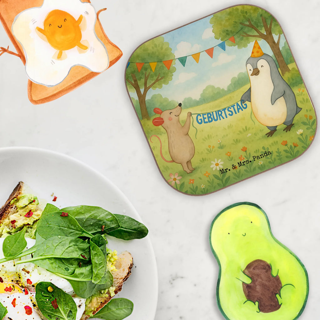 Square coaster mouse penguin Birthday Design Untersetzer Design, Untersetzer Gläser, Glasuntersetzer, Korkuntersetzer, Untersetzer aus Holz, Untersetzer für Gläser, Holzuntersetzer, Tassen Untersetzer, Getränkeuntersetzer, Untersetzer Holz, Untersetzer, Bierdeckel, Geburtstag, Geburtstagsgeschenk, Geschenk, Pinguin, Happy Birthday, Geburtstagsfeier, Geburtstage, Maus