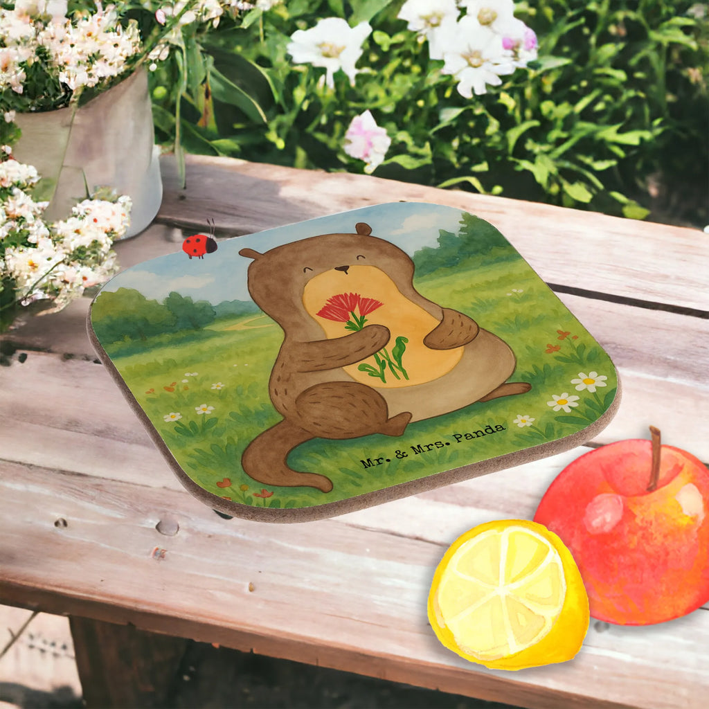 Square coaster otter Bunch of flowers Design Untersetzer, Bierdeckel, Glasuntersetzer, Untersetzer Gläser, Getränkeuntersetzer, Untersetzer aus Holz, Untersetzer für Gläser, Korkuntersetzer, Untersetzer Holz, Holzuntersetzer, Tassen Untersetzer, Untersetzer Design, Otter, Fischotter, Seeotter, Otter Seeotter See Otter