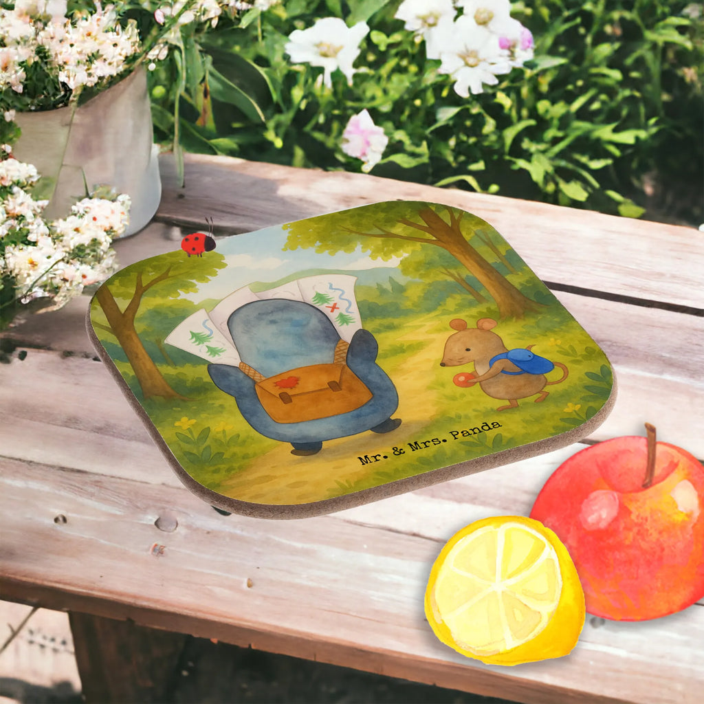 Square coaster Penguin & Mouse Hiker Design Untersetzer, Bierdeckel, Glasuntersetzer, Untersetzer Gläser, Getränkeuntersetzer, Untersetzer aus Holz, Untersetzer für Gläser, Korkuntersetzer, Untersetzer Holz, Holzuntersetzer, Tassen Untersetzer, Untersetzer Design, Pinguin, Pinguine, Abenteurer, Abenteuer, Roadtrip, Ausflug, Wanderlust, wandern