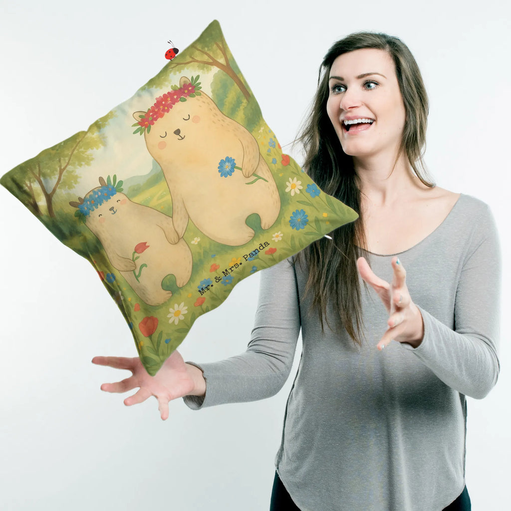 Cushion Bears with flower crown Design Sofakissen, Zierkissen, Kissenbezüge, sofakissen, Dekokissen, Kissenbezug 40x40, Kopfkissen, sitzkissen, Dekokissen Sofa, Sofakissen 40x40, Kissen, Dekokissen 40x40, Kissenhülle, Kissen 40x40 Waschbar, Kissenhülle 40x40, Motivkissen, Kissen 40x40, Kopfkissen 40x40, Couchkissen, Familie, Vatertag, Muttertag, Bruder, Schwester, Mama, Papa, Oma, Opa, Mutti, Family, Bären, Mutter, Kind, Kinder, Mami, Töchter, Vorbild, Lieblingsmama, Bär, weltbeste Mama, Tochter, Lieblingsmensch, Geschenk Mama. Muttertag, beste Mutter