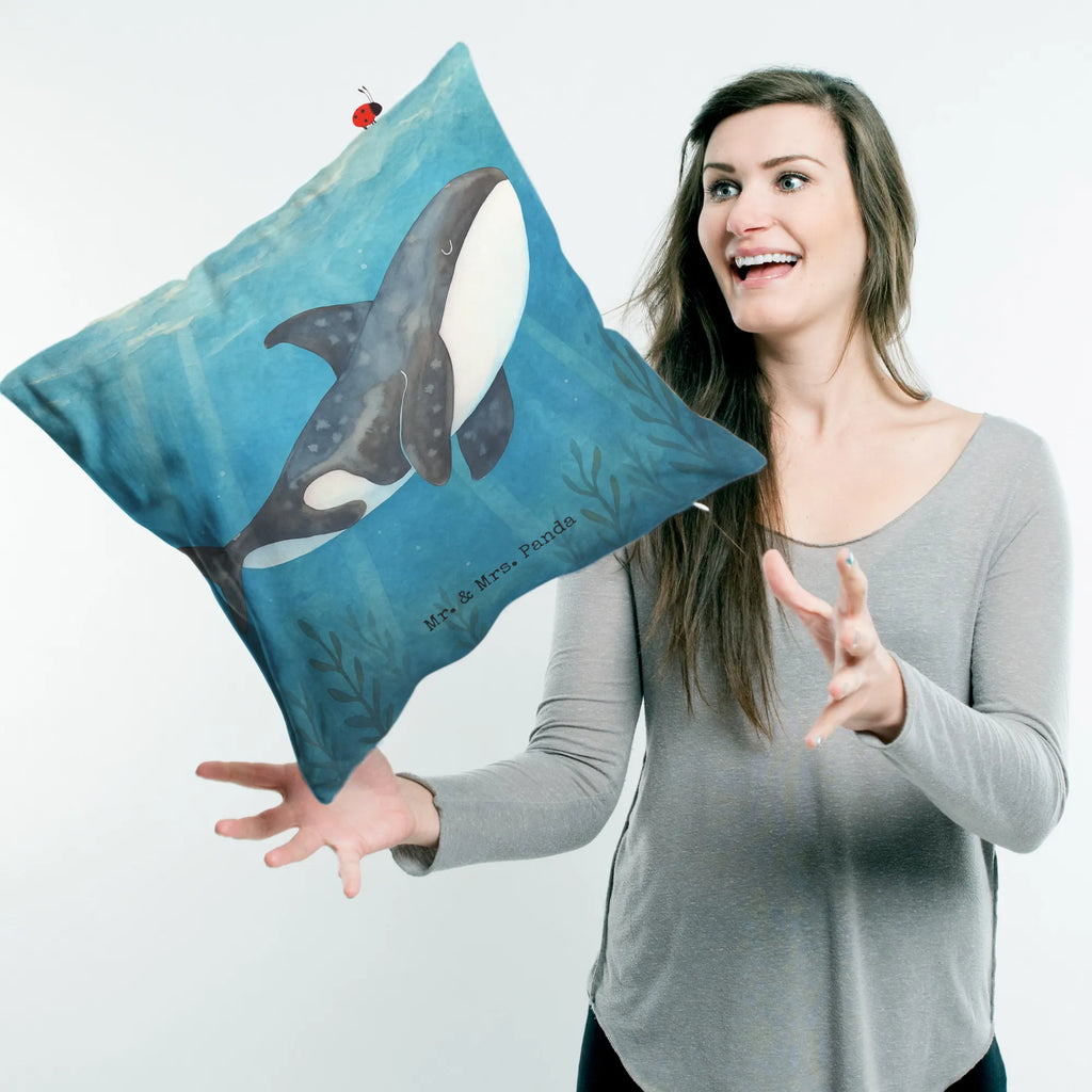 Cushion Orca Design Kissenhülle, Kopfkissen, Sofakissen, Dekokissen, Motivkissen, sofakissen, sitzkissen, Kissen, Kissenbezüge, Kissenbezug 40x40, Kissen 40x40, Kissenhülle 40x40, Zierkissen, Couchkissen, Dekokissen Sofa, Sofakissen 40x40, Dekokissen 40x40, Kopfkissen 40x40, Kissen 40x40 Waschbar, Meerestiere, Meer, Urlaub, Orca, Orcas, Killerwal, Wal, Möglichkeiten, Büro, Arbeit, Motivation, Selbstliebe, Neustart, Startup