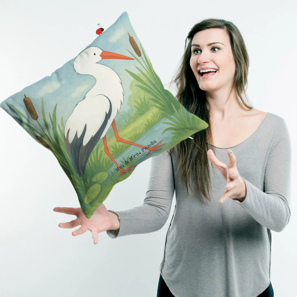 40x40 Kissen Storch Design Sofakissen, Kissenbezüge, Zierkissen, Kissen 40x40, Kopfkissen, Kissenbezug 40x40, Dekokissen Sofa, Kissenhülle, Motivkissen, Dekokissen 40x40, Dekokissen, Sofakissen 40x40, sitzkissen, Kissenhülle 40x40, Kopfkissen 40x40, Couchkissen, Kissen 40x40 Waschbar, Kissen, sofakissen, Tiermotive, Gute Laune, lustige Sprüche, Tiere, Mutter werden, Babybauch, Baby, Mutter, Schwanger, Geburt, Storch, Mütter, Schwangerschaft, Störche