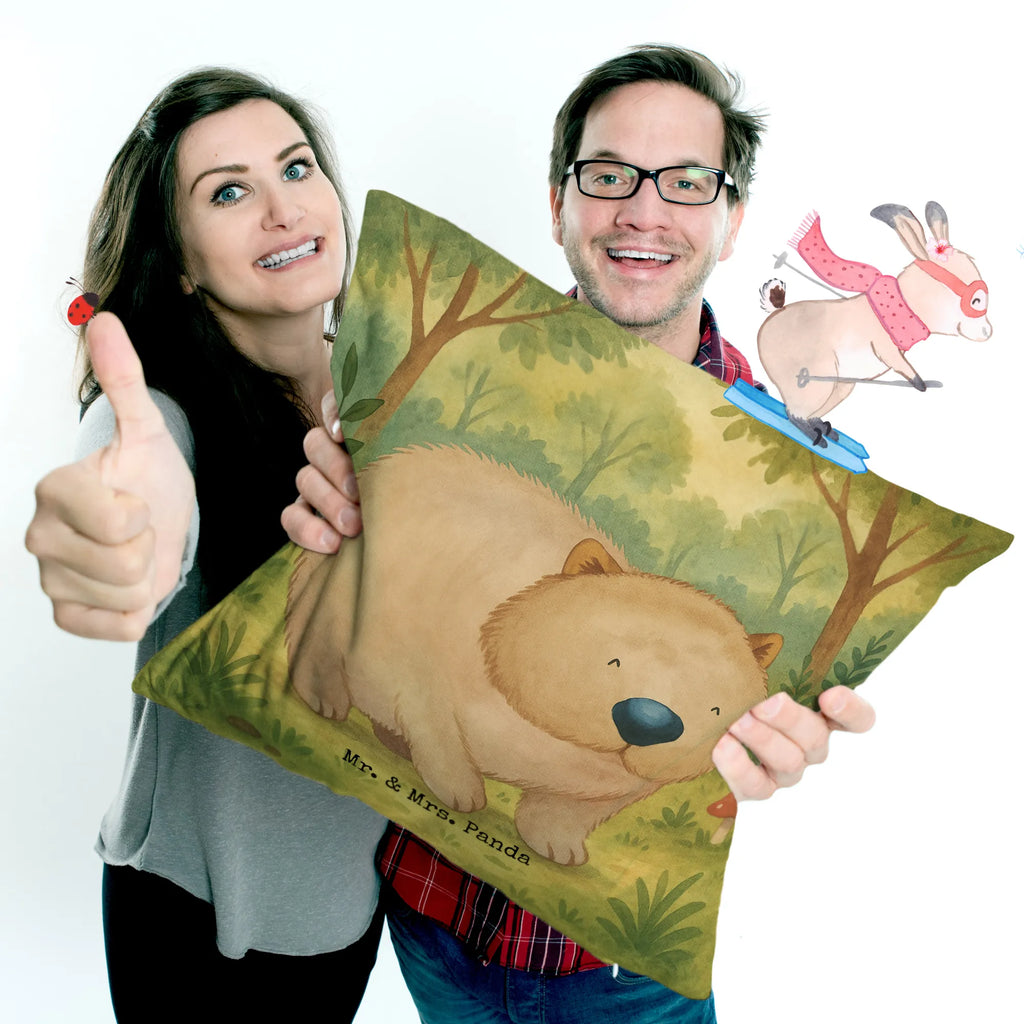 40x40 Kissen Wombat Design Sofakissen, Kissenhülle 40x40, Dekokissen 40x40, Kissen 40x40, Kissenbezüge, Dekokissen Sofa, Kissenbezug 40x40, Kopfkissen, Kissen, Couchkissen, Sofakissen 40x40, sofakissen, Zierkissen, Kopfkissen 40x40, Dekokissen, sitzkissen, Kissenhülle, Kissen 40x40 Waschbar, Motivkissen, Tiermotive, Gute Laune, lustige Sprüche, Tiere, Das Leben ist schön, Motivation, Spruch, Wombat, Australien