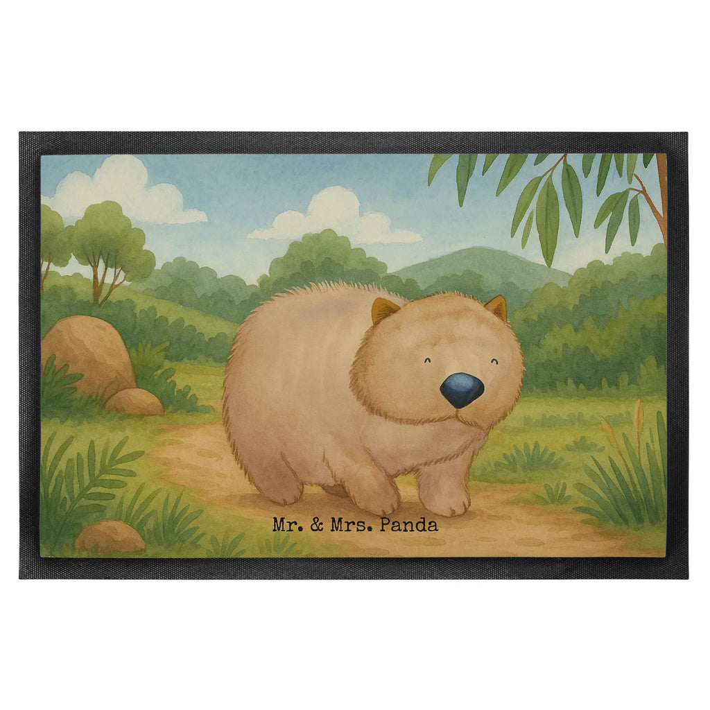 Fußmatte Wombat Design Türvorleger, Schmutzmatte, Fußabtreter, Matte, Schmutzfänger, Fußabstreifer, Schmutzfangmatte, Türmatte, Motivfußmatte, Haustürmatte, Vorleger, Fussmatten, Fußmatten, Gummimatte, Fußmatte außen, Fußmatte innen, Fussmatten online, Gummi Matte, Sauberlaufmatte, Fußmatte waschbar, Fußmatte outdoor, Schmutzfangmatte waschbar, Eingangsteppich, Fußabstreifer außen, Fußabtreter außen, Schmutzfangteppich, Fußmatte außen wetterfest, Tiermotive, Gute Laune, lustige Sprüche, Tiere, Wombat, Das Leben ist schön, Motivation, Spruch, Australien