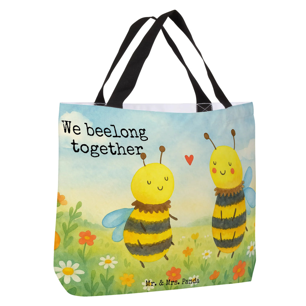 Shopper Biene Verliebt Design Beutel, Einkaufstasche, Tasche, Strandtasche, Einkaufsbeutel, Shopper, Schultasche, Freizeittasche, Tragebeutel, Schulbeutel, Alltagstasche, Biene, Wespe, Hummel