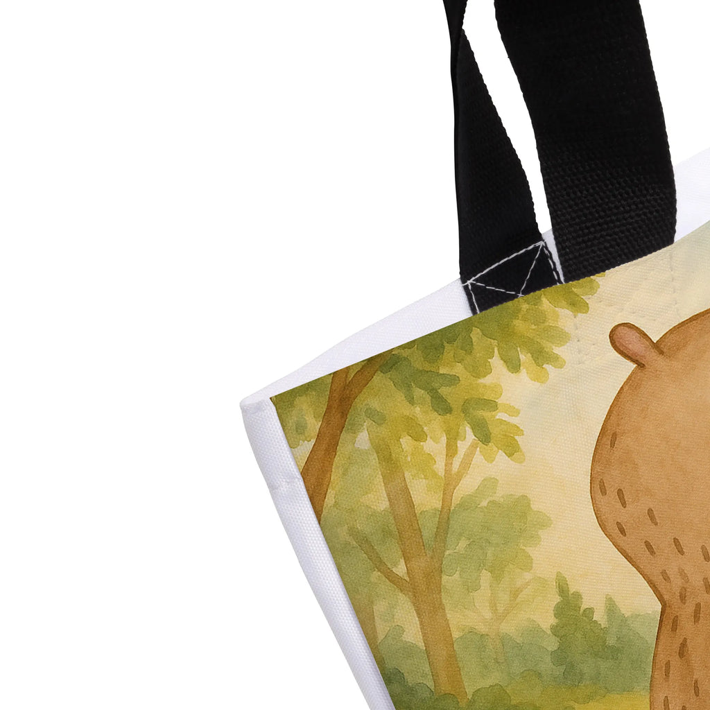 Shopper bear Coffee Design Tragebeutel, Alltagstasche, Schulbeutel, Schultasche, Strandtasche, Tasche, Shopper, Freizeittasche, Einkaufstasche, Beutel, Einkaufsbeutel, Bär, Teddy, Teddybär, Welt retten, Motivation, Welt erobern, guten Morgen, Morgenroutine, Coffee, Kaffee, Bären