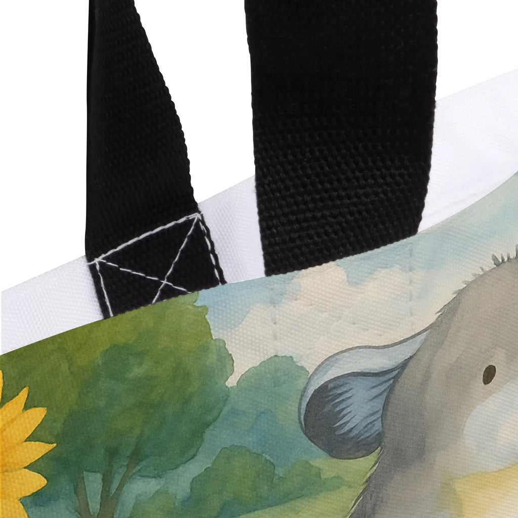 Shopper Chinchilla Blume Design Beutel, Strandtasche, Schulbeutel, Freizeittasche, Tasche, Alltagstasche, Einkaufsbeutel, Schultasche, Tragebeutel, Einkaufstasche, Shopper, Tiermotive, Gute Laune, lustige Sprüche, Tiere, Chinchilla, Büro, Chaos, Liebeskummer, Büroalltag, Kummer, traurig sein, Glücklichsein, Chinchillas, Depressionen