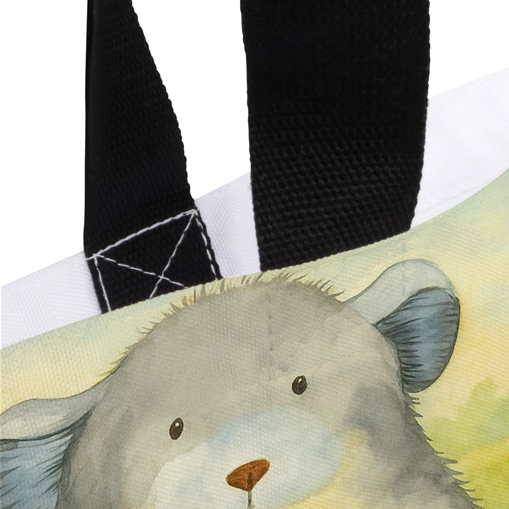 Shopper Chinchilla Blume Design Beutel, Strandtasche, Schulbeutel, Freizeittasche, Tasche, Alltagstasche, Einkaufsbeutel, Schultasche, Tragebeutel, Einkaufstasche, Shopper, Tiermotive, Gute Laune, lustige Sprüche, Tiere, Chinchilla, Büro, Chaos, Liebeskummer, Büroalltag, Kummer, traurig sein, Glücklichsein, Chinchillas, Depressionen