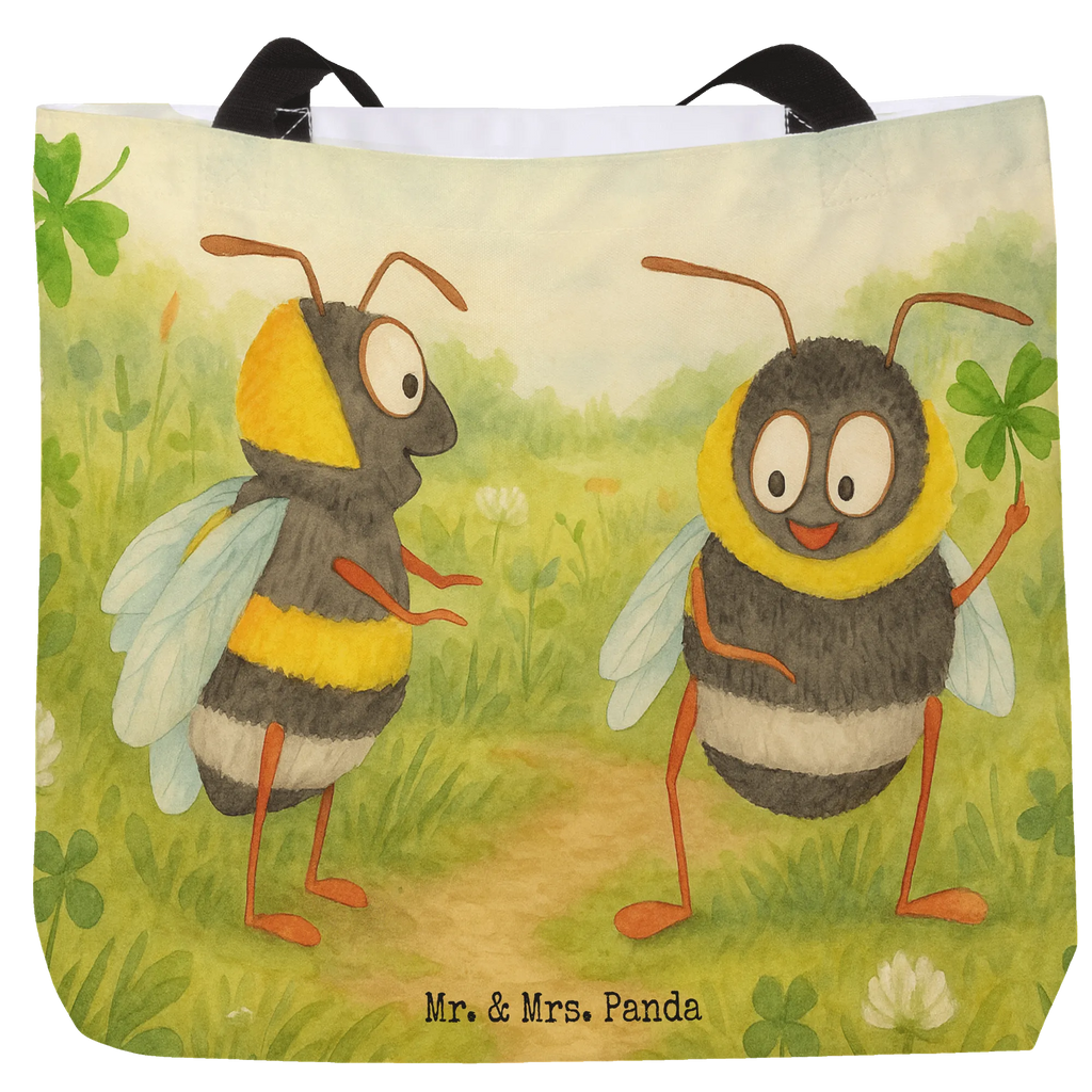 Shopper Hummeln Kleeblatt Design Beutel, Einkaufstasche, Tasche, Strandtasche, Einkaufsbeutel, Shopper, Schultasche, Freizeittasche, Tragebeutel, Schulbeutel, Alltagstasche, Tiermotive, Gute Laune, lustige Sprüche, Tiere, Hummel, Biene, Spruch positiv, Biene Deko, Spruch schön, glücklich sein, glücklich werden, Spruch fröhlich