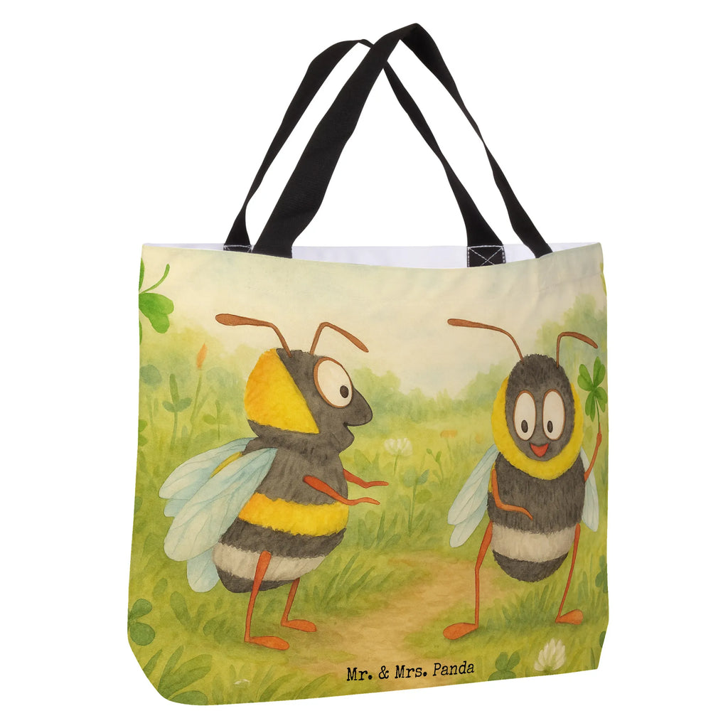 Shopper Hummeln Kleeblatt Design Beutel, Einkaufstasche, Tasche, Strandtasche, Einkaufsbeutel, Shopper, Schultasche, Freizeittasche, Tragebeutel, Schulbeutel, Alltagstasche, Tiermotive, Gute Laune, lustige Sprüche, Tiere, Hummel, Biene, Spruch positiv, Biene Deko, Spruch schön, glücklich sein, glücklich werden, Spruch fröhlich