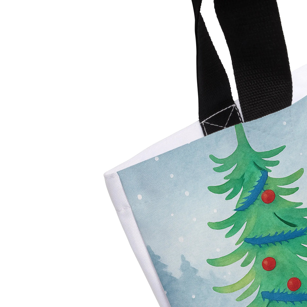 Shopper penguin Christmas tree Design Alltagstasche, Freizeittasche, Schultasche, Tragebeutel, Shopper, Einkaufstasche, Strandtasche, Einkaufsbeutel, Schulbeutel, Beutel, Tasche, Winter, Weihnachten, Weihnachtsdeko, Nikolaus, Advent, Heiligabend, Wintermotiv, Pinguin
