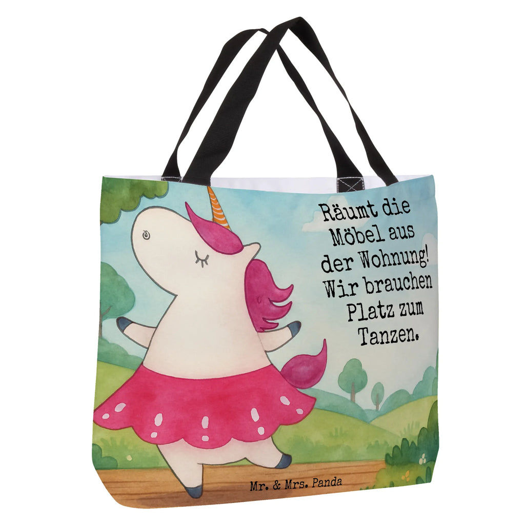 Shopper Einhorn Ballerina Design Beutel, Einkaufstasche, Tasche, Strandtasche, Einkaufsbeutel, Shopper, Schultasche, Freizeittasche, Tragebeutel, Schulbeutel, Alltagstasche, Einhorn, Einhörner, Einhorn Deko, Unicorn, Tanzen, Ballerina, Party, Wohnung, Spaß, Feiern, Geburtstag, Tänzerin, Lebenslust, Lebensfreude