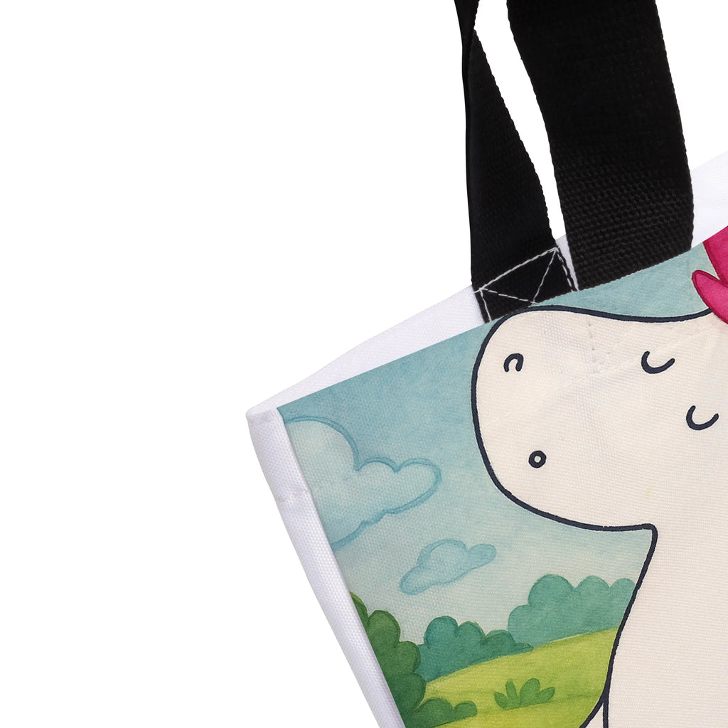 Shopper Einhorn Koffer Design Einkaufstasche, Schulbeutel, Shopper, Freizeittasche, Tasche, Beutel, Tragebeutel, Einkaufsbeutel, Strandtasche, Schultasche, Alltagstasche, Einhorn, Einhörner, Einhorn Deko, Unicorn, Abenteuer, Erwachsen, lustig, albern, witzig, unicorn, Reise, Koffer, Spaß, Gepäck, Verreisen, Kind