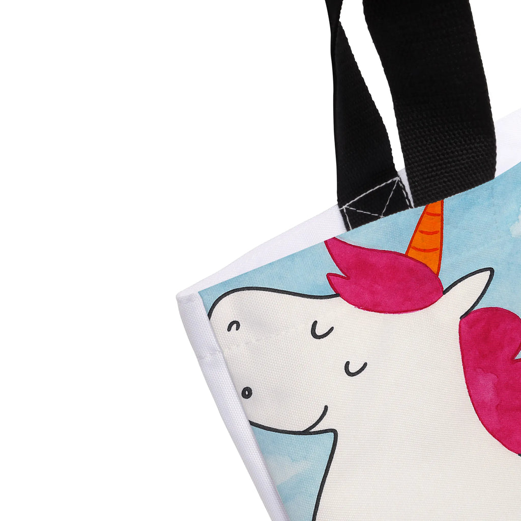 Shopper Einhorn Koffer Design Einkaufstasche, Schulbeutel, Shopper, Freizeittasche, Tasche, Beutel, Tragebeutel, Einkaufsbeutel, Strandtasche, Schultasche, Alltagstasche, Einhorn, Einhörner, Einhorn Deko, Unicorn, Abenteuer, Erwachsen, lustig, albern, witzig, unicorn, Reise, Koffer, Spaß, Gepäck, Verreisen, Kind