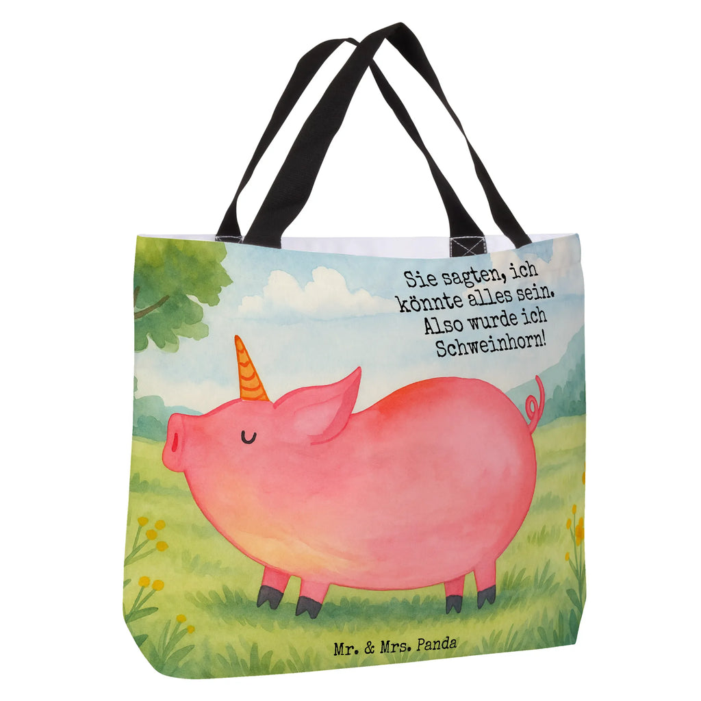 Shopper Einhorn Schwein Design Beutel, Einkaufstasche, Tasche, Strandtasche, Einkaufsbeutel, Shopper, Schultasche, Freizeittasche, Tragebeutel, Schulbeutel, Alltagstasche, Einhorn, Einhörner, Einhorn Deko, Unicorn, Party, Spaß, Schwein, Schweinhorn, Bauer, witzig. lustig, Spruch, geschenk, Pig, Piggy, funny, english, englisch