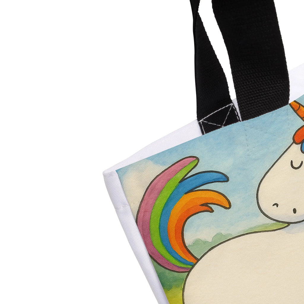 Shopper Einhorn Stolzieren Design Beutel, Einkaufstasche, Tasche, Strandtasche, Einkaufsbeutel, Shopper, Schultasche, Freizeittasche, Tragebeutel, Schulbeutel, Alltagstasche, Einhorn, Einhörner, Einhorn Deko, Unicorn, stolz, anders, bunt, Pferd, Reiter, Reiten, Freundin, Geschenk