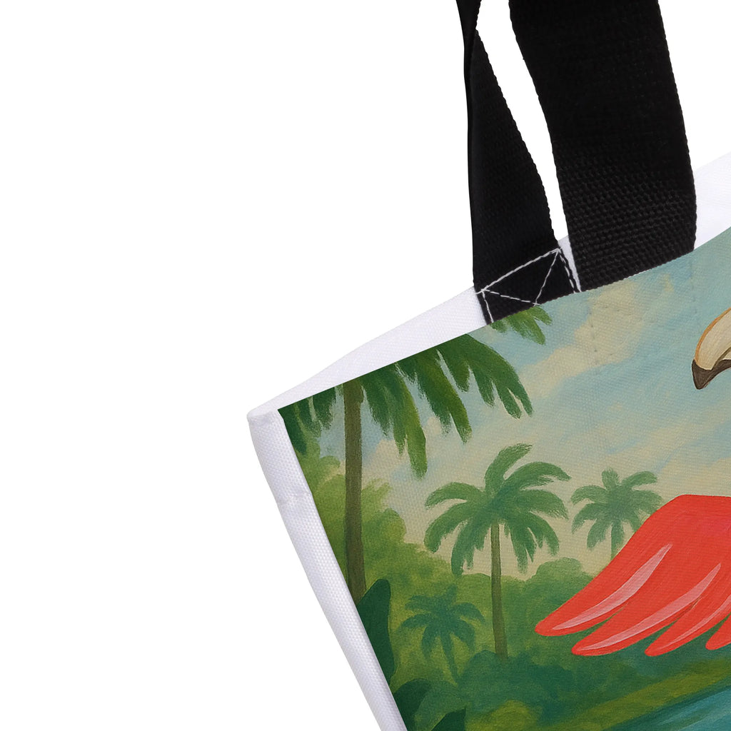 Shopper Flamingo joga Design Schultasche, Alltagstasche, Einkaufstasche, Tragebeutel, Freizeittasche, Einkaufsbeutel, Beutel, Schulbeutel, Strandtasche, Shopper, Tasche, Flamingo, Tiefenentspannung, Aufregen, Ärger, Namaste, Entspannung, Achtsamkeit, Yoga, Yoga-Übung, Vogel
