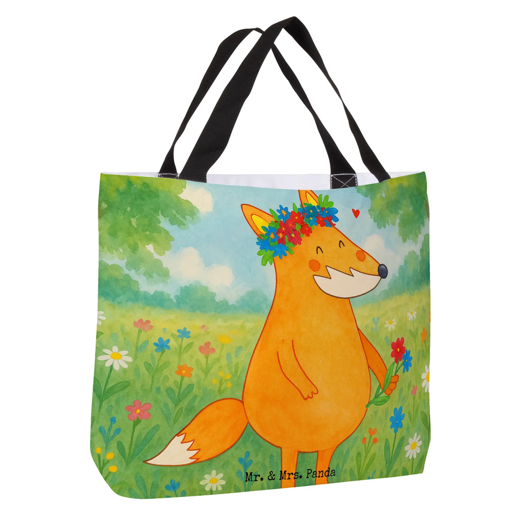 Shopper Fox Flower Design Beutel, Einkaufstasche, Tasche, Strandtasche, Einkaufsbeutel, Shopper, Schultasche, Freizeittasche, Tragebeutel, Schulbeutel, Alltagstasche, Fuchs, Füchse, Fox, Liebe, Freundin, Fuchsmädchen, Blumenmädchen, Freundinnen, Liebesbeweis, Blume, Blumen, Motivation, Freude, ich, mich, Selbstliebe