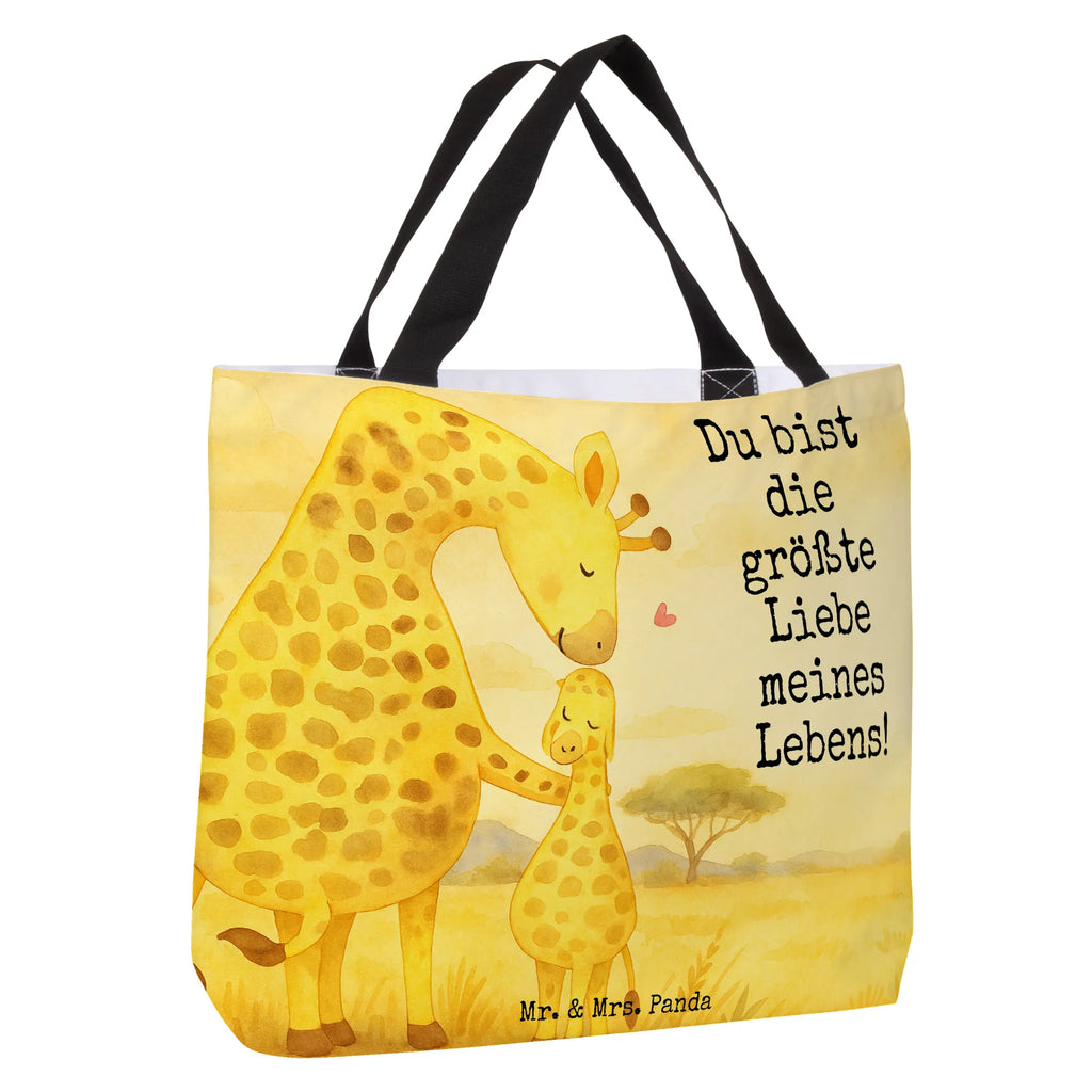 Shopper Giraffe Kind Design Beutel, Einkaufstasche, Tasche, Strandtasche, Einkaufsbeutel, Shopper, Schultasche, Freizeittasche, Tragebeutel, Schulbeutel, Alltagstasche, Afrika, Wildtiere, Giraffe, Kind, Mutter, Mama, Tochter, Sohn, Lieblingsmensch