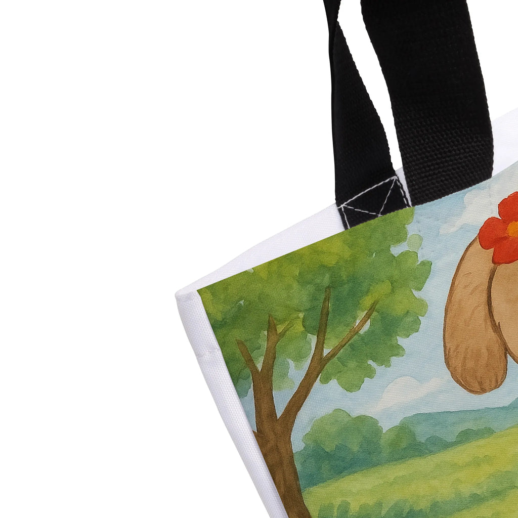 Shopper pies Dama Design Beutel, Einkaufstasche, Tasche, Strandtasche, Einkaufsbeutel, Shopper, Schultasche, Freizeittasche, Tragebeutel, Schulbeutel, Alltagstasche, Hund, Hundemotiv, Haustier, Hunderasse, Tierliebhaber, Hundebesitzer, Sprüche, Hunde, Hundeliebe, Hundeglück, Liebe, Frauchen
