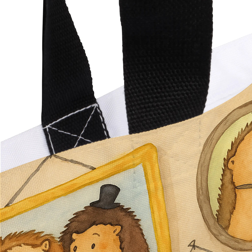 Shopper Igel Familie Design Tasche, Einkaufstasche, Shopper, Einkaufsbeutel, Alltagstasche, Schulbeutel, Tragebeutel, Strandtasche, Schultasche, Beutel, Freizeittasche, Familie, Vatertag, Muttertag, Bruder, Schwester, Mama, Papa, Oma, Opa, Liebe, Zusammenhalt, Bilder, Igel, Glück