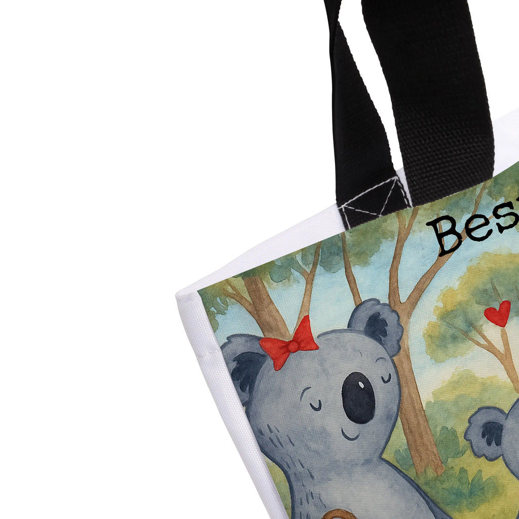 Shopper Koala family with two kids Design Beutel, Einkaufstasche, Tasche, Strandtasche, Einkaufsbeutel, Shopper, Schultasche, Freizeittasche, Tragebeutel, Schulbeutel, Alltagstasche, Familie, Vatertag, Muttertag, Bruder, Schwester, Mama, Papa, Oma, Opa, Koala, Koalabär, beste Familie, Familienzeit, Familienleben, Koalafamilie, Lieblingsfamilie