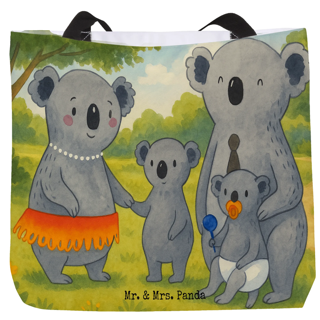 Shopper Koala Family Design Freizeittasche, Beutel, Alltagstasche, Schultasche, Schulbeutel, Strandtasche, Shopper, Einkaufstasche, Einkaufsbeutel, Tasche, Tragebeutel, Familie, Vatertag, Muttertag, Bruder, Schwester, Mama, Papa, Oma, Opa, Koala, Familienleben, Geschwister, Family, Koalas, Kinder