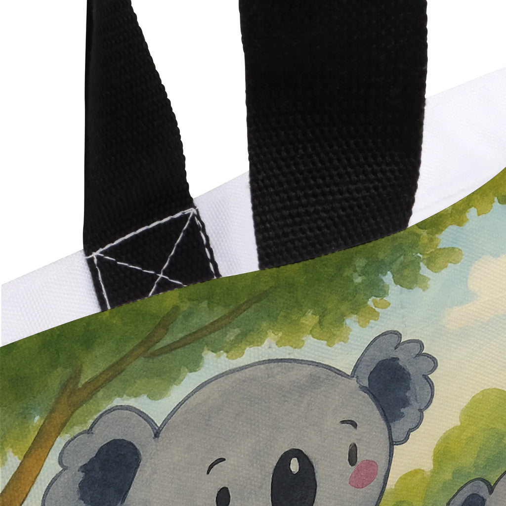 Shopper Koala Family Design Freizeittasche, Beutel, Alltagstasche, Schultasche, Schulbeutel, Strandtasche, Shopper, Einkaufstasche, Einkaufsbeutel, Tasche, Tragebeutel, Familie, Vatertag, Muttertag, Bruder, Schwester, Mama, Papa, Oma, Opa, Koala, Familienleben, Geschwister, Family, Koalas, Kinder
