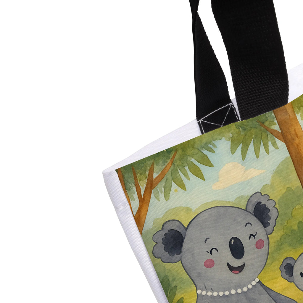Shopper Koala Family Design Freizeittasche, Beutel, Alltagstasche, Schultasche, Schulbeutel, Strandtasche, Shopper, Einkaufstasche, Einkaufsbeutel, Tasche, Tragebeutel, Familie, Vatertag, Muttertag, Bruder, Schwester, Mama, Papa, Oma, Opa, Koala, Familienleben, Geschwister, Family, Koalas, Kinder