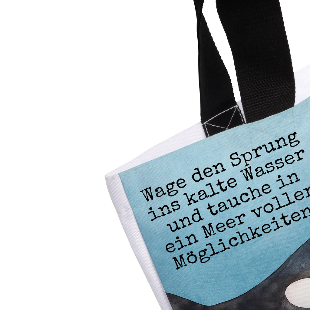 Shopper Orka Design Strandtasche, Tasche, Freizeittasche, Alltagstasche, Einkaufstasche, Tragebeutel, Einkaufsbeutel, Schulbeutel, Shopper, Beutel, Schultasche, Meerestiere, Meer, Urlaub, Wal, Arbeit, Motivation, Orcas, Killerwal, Selbstliebe, Möglichkeiten, Neustart, Startup, Orca, Büro