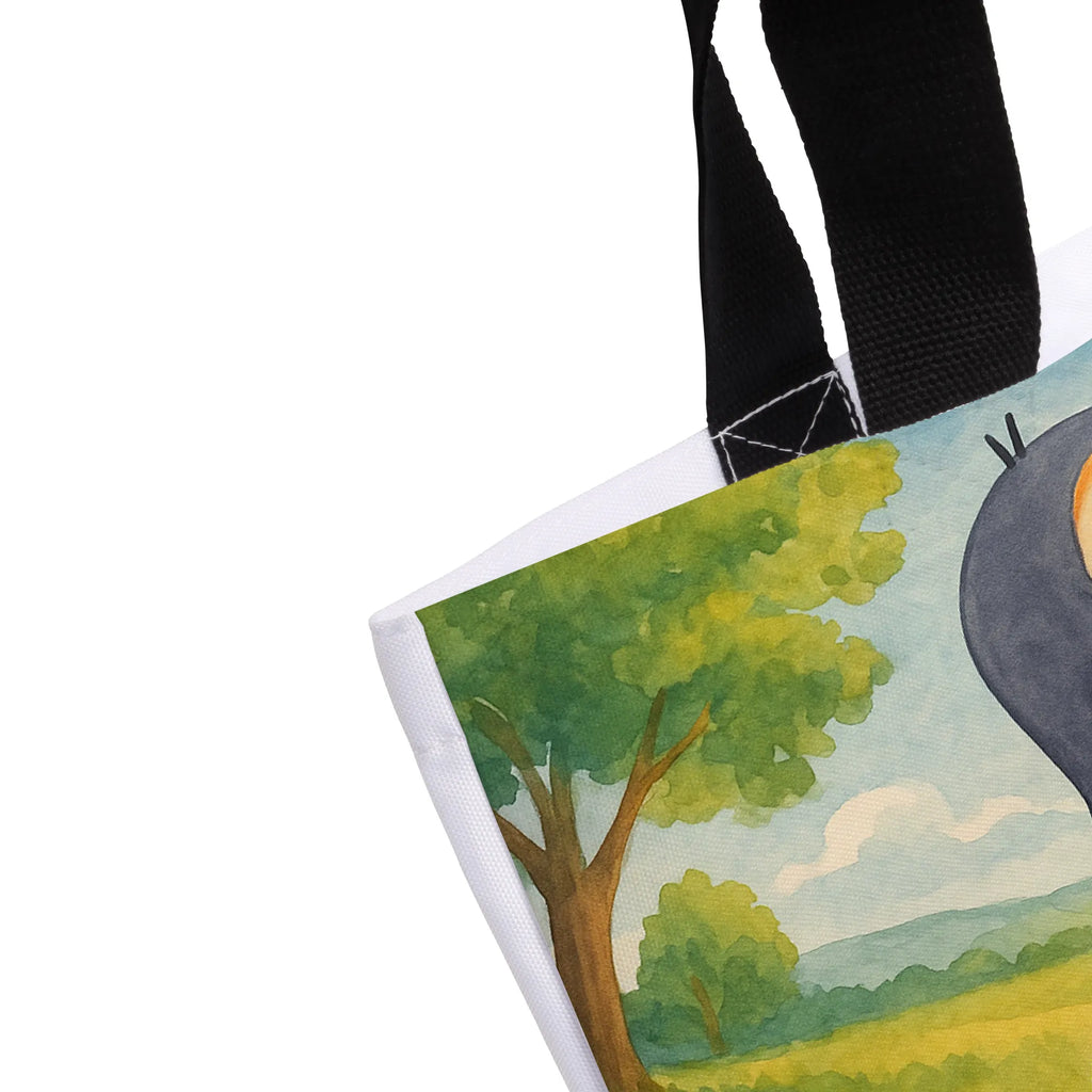 Shopper Penguin march Design Beutel, Einkaufstasche, Tasche, Strandtasche, Einkaufsbeutel, Shopper, Schultasche, Freizeittasche, Tragebeutel, Schulbeutel, Alltagstasche, Pinguin, Pinguine, Frühaufsteher, Langschläfer, Bruder, Schwester, Familie