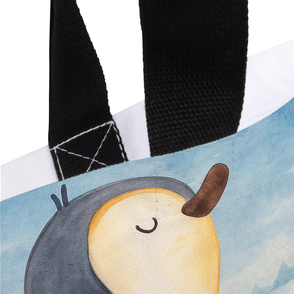 Shopper Penguin march Design Beutel, Einkaufstasche, Tasche, Strandtasche, Einkaufsbeutel, Shopper, Schultasche, Freizeittasche, Tragebeutel, Schulbeutel, Alltagstasche, Pinguin, Pinguine, Frühaufsteher, Langschläfer, Bruder, Schwester, Familie