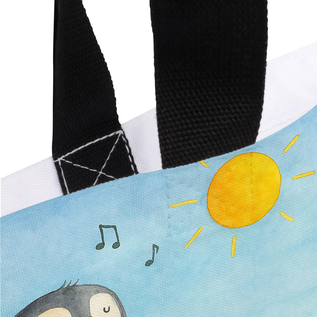 Shopper Pingwin surfista Design Beutel, Einkaufstasche, Tasche, Strandtasche, Einkaufsbeutel, Shopper, Schultasche, Freizeittasche, Tragebeutel, Schulbeutel, Alltagstasche, Pinguin, Pinguine, surfen, Surfer, Hawaii, Urlaub, Wellen, Wellen reiten, Portugal