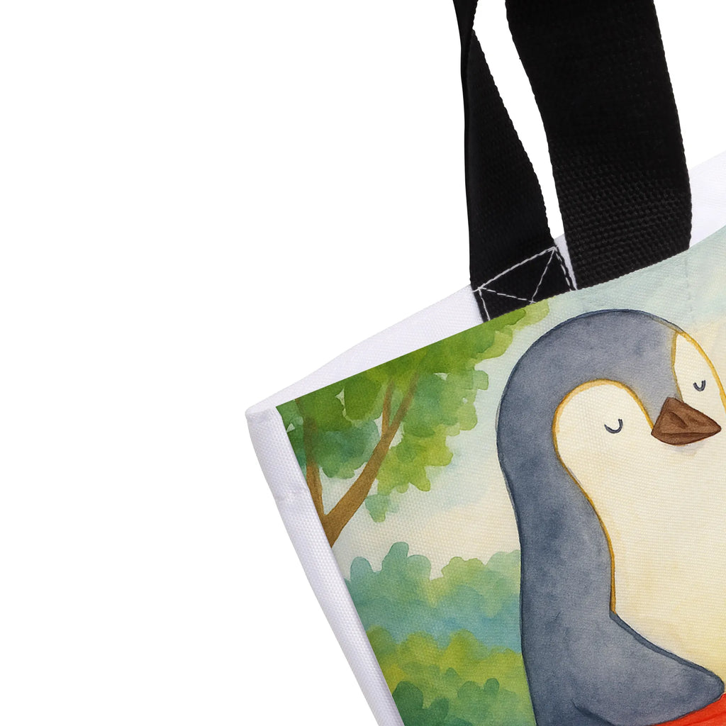 Shopper Pingwin z dzieckiem Design Beutel, Einkaufstasche, Tasche, Strandtasche, Einkaufsbeutel, Shopper, Schultasche, Freizeittasche, Tragebeutel, Schulbeutel, Alltagstasche, Familie, Vatertag, Muttertag, Bruder, Schwester, Mama, Papa, Oma, Opa, Geschenk, Mami, Mutti, Mutter, Geburststag